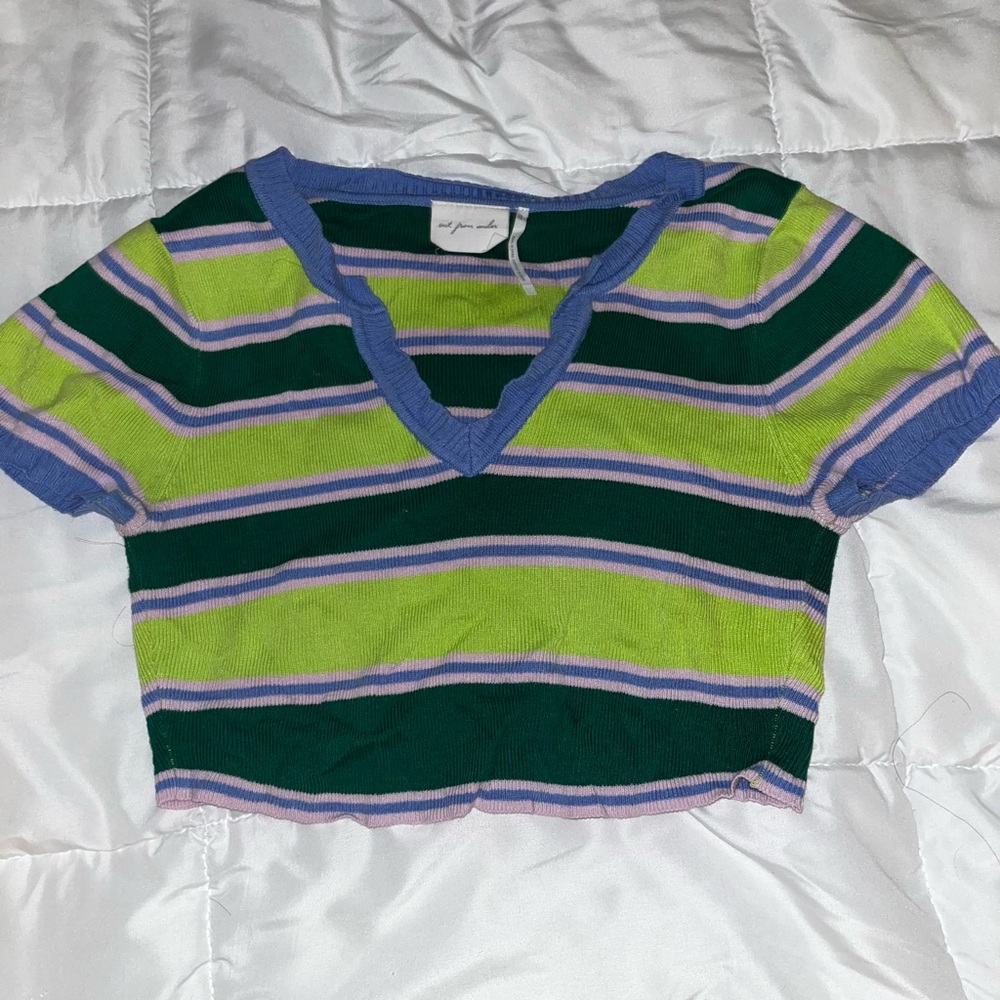 Urban Outfitters Green Short Sleeve Tee